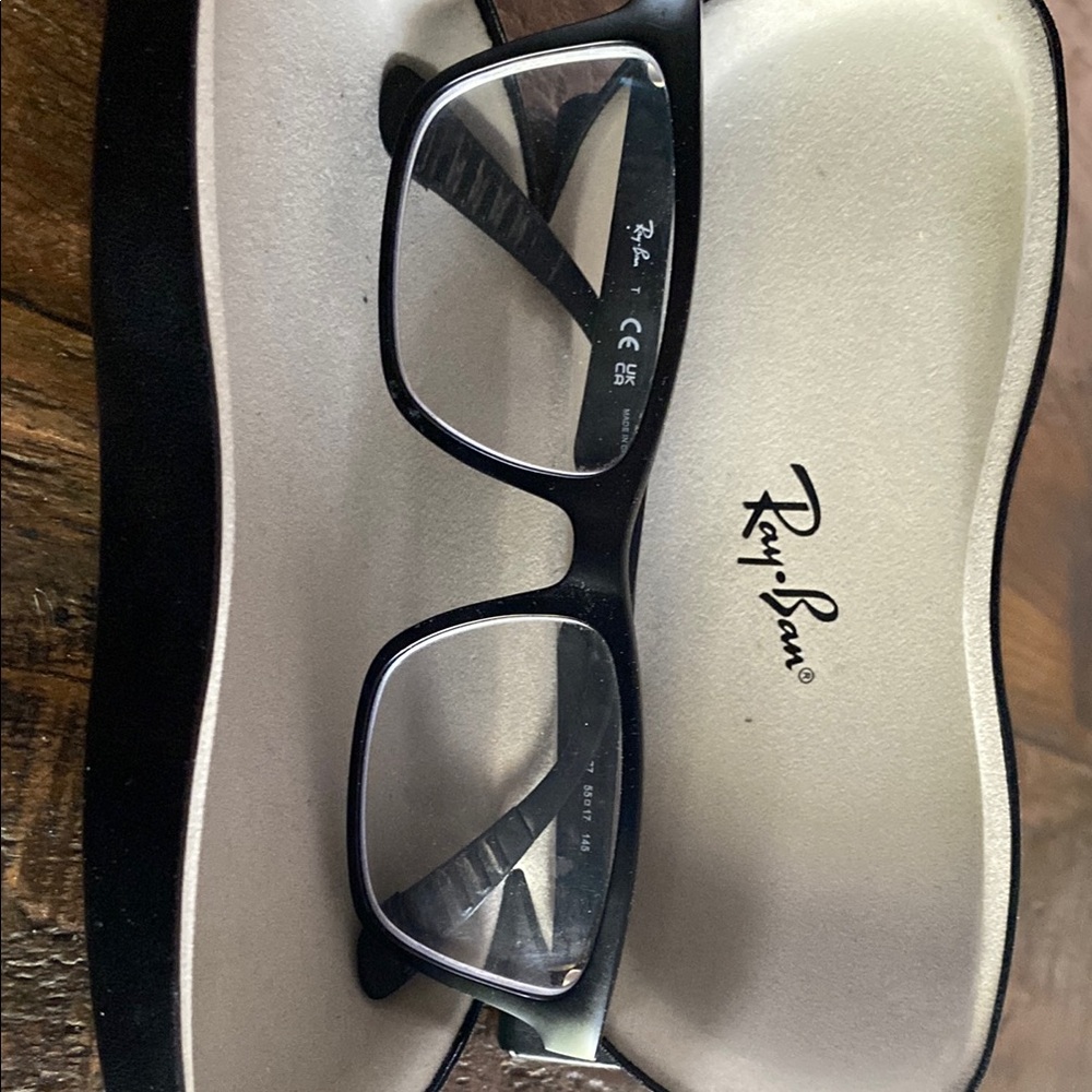 Ray-Ban Black Eyeglasses with Case